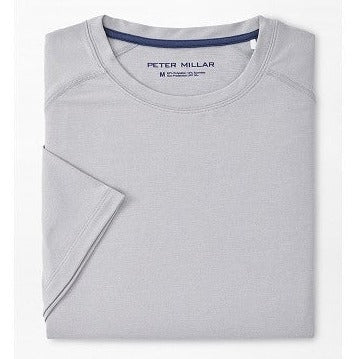 AURORA PERFORMANCE T-SHIRT IN GALE GREY BY PETER MILLAR