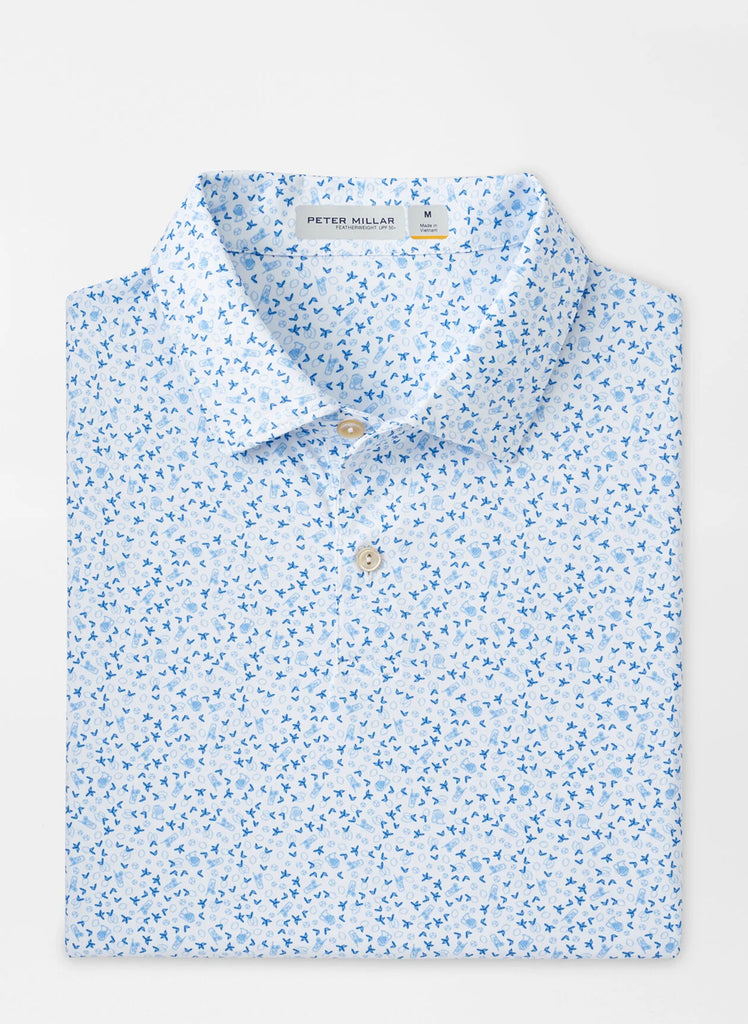 Featherweight Performance When Life Gives You Lemons Polo In White
