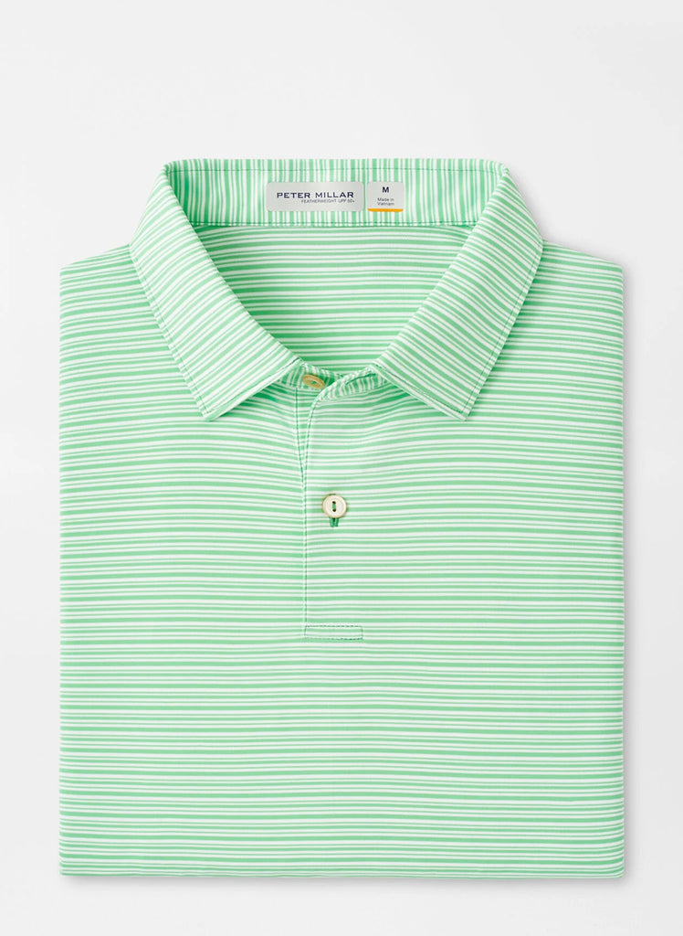 Featherweight Performance Payne Stripe Polo IN Summer Meadow