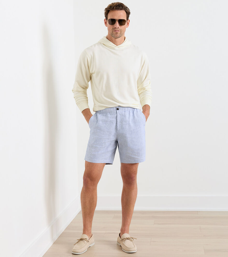 Crown Weekend Stripe Short-Stream Blue