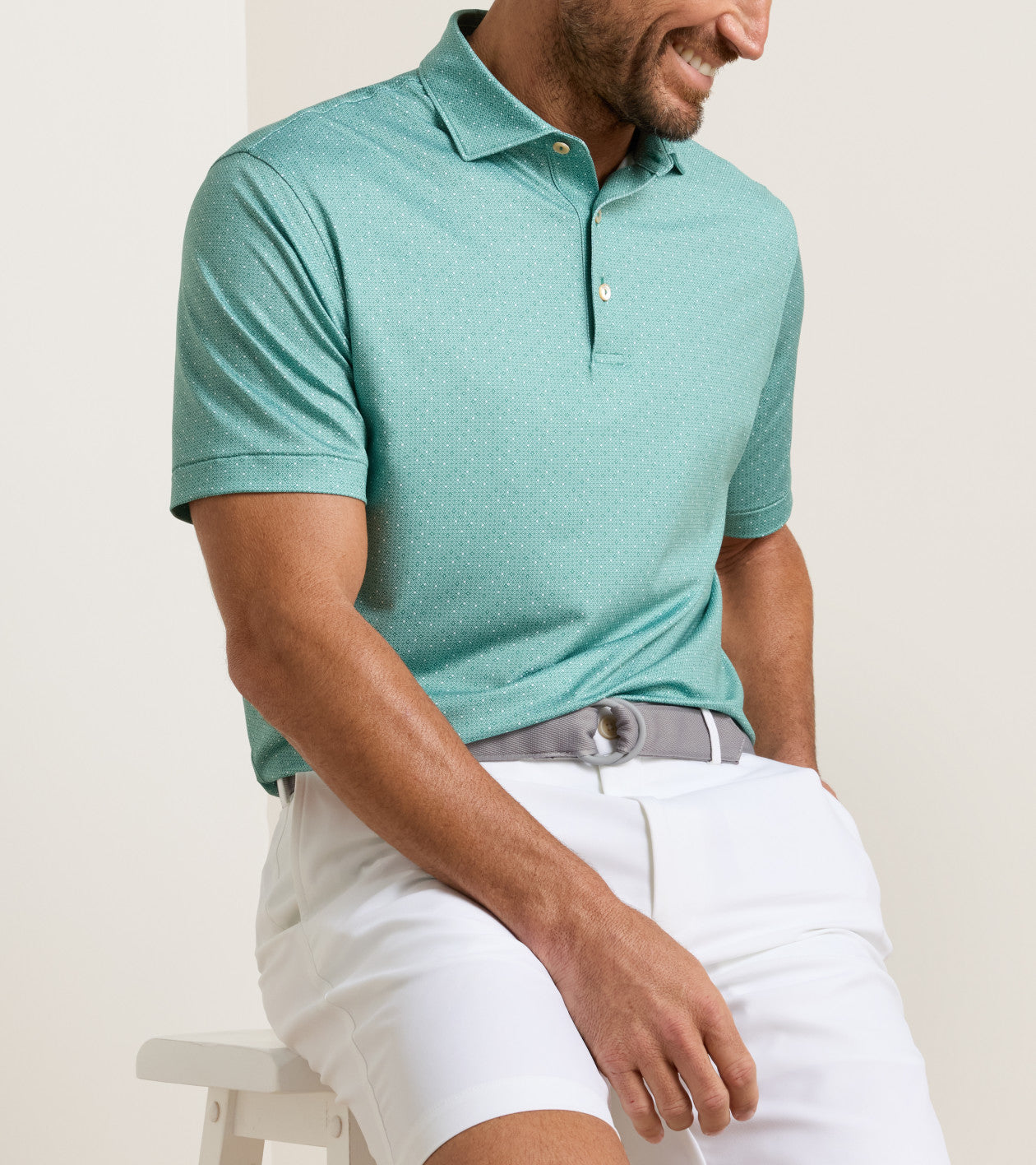 Dashwood Polo-MS26EK13S-SNOWPEA – Blue Moon Clothier