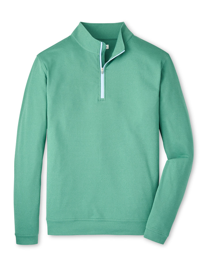 Perth Melange 1/4 Zip-MS26EK40B-Snowpea