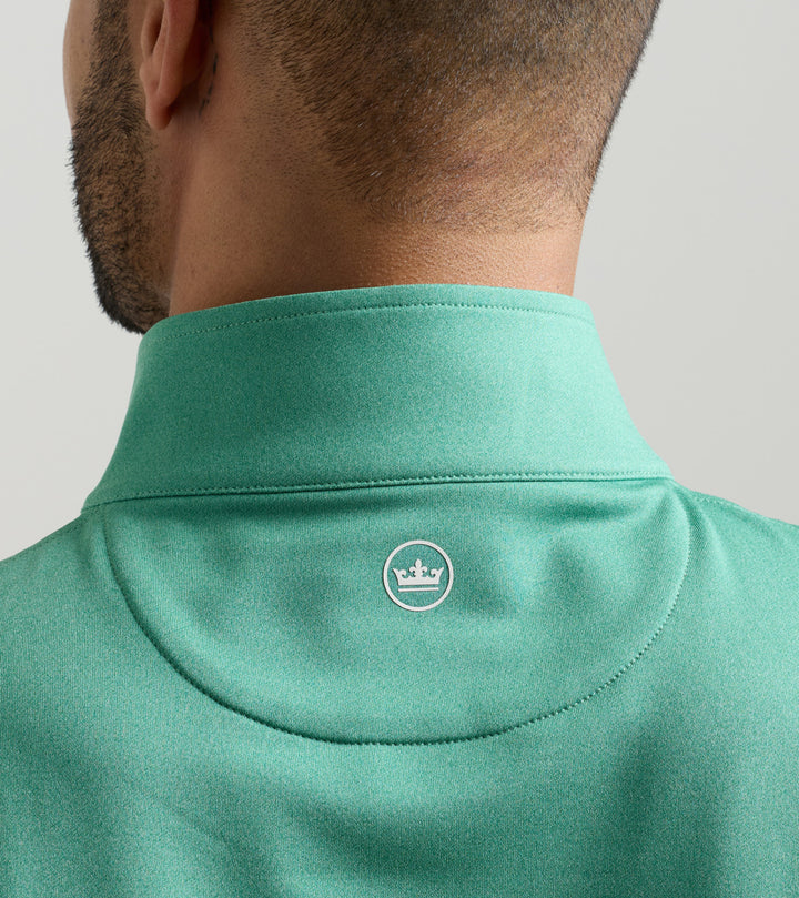 Perth Melange 1/4 Zip-MS26EK40B-Snowpea