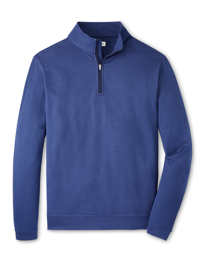 Perth Sugar Stripe 1/4 Zip-MS26EK40E-Navy/Sport Navy