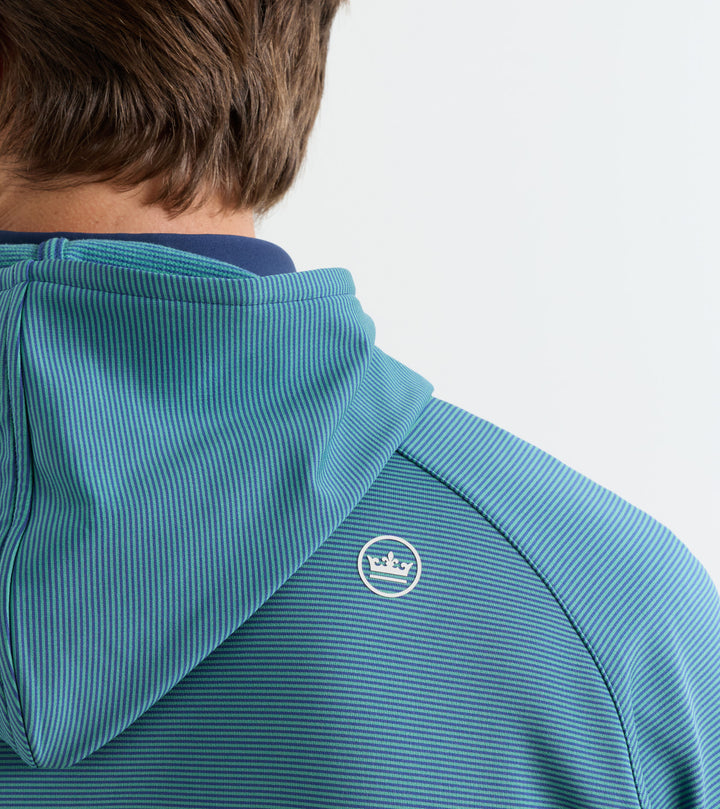 Pine Sugar Stripe Hoodie-MS26EK45B-Sport Navy