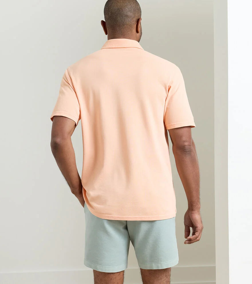 Everyday Pique Polo-Cosmic Peach