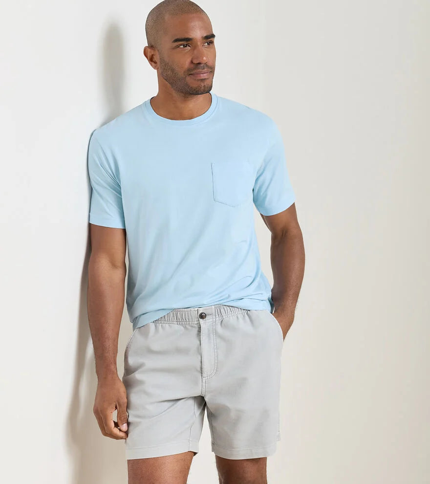 Crown Comfort Pkt. Tee-MS26K41-Stream Blue