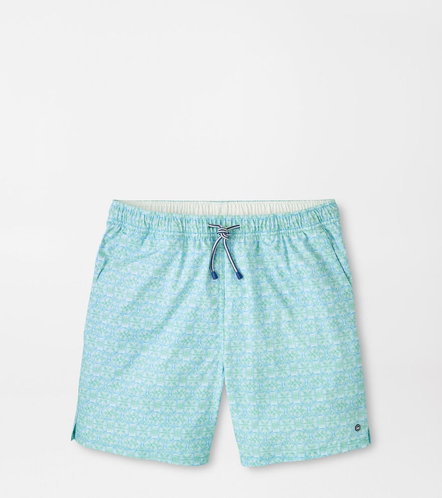 Tide Lines Swim Trunk-MS26P02-Rainforest