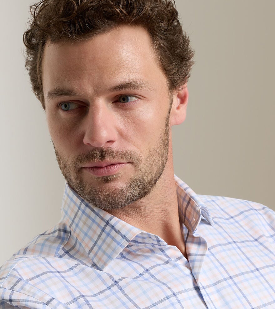 Warren Sport Shirt-MS26W06LTS-Navy