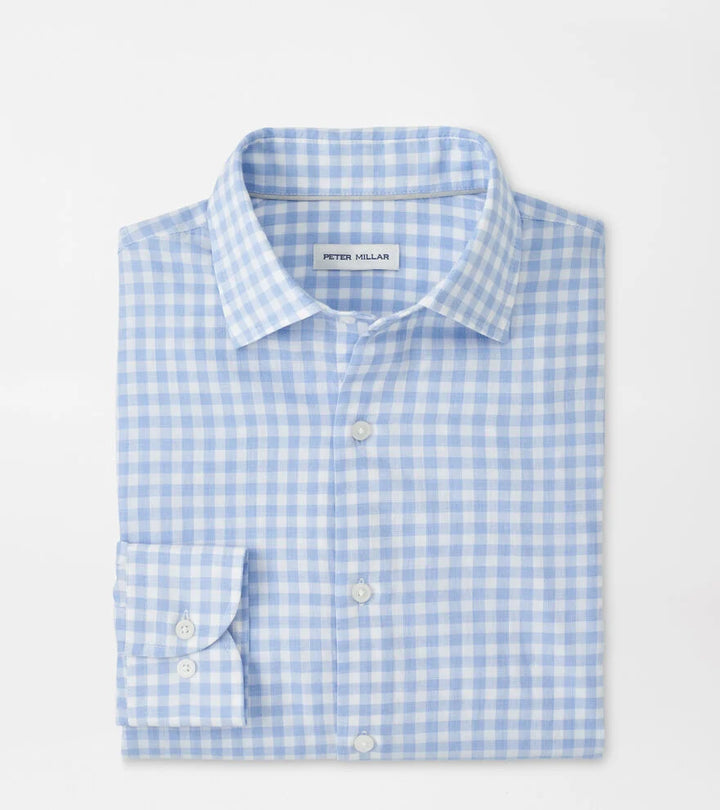 Breeze Cotton Lyocell Sport Shirt-Bluebird