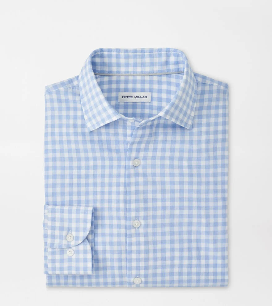 Breeze Cotton Lyocell Sport Shirt-Bluebird