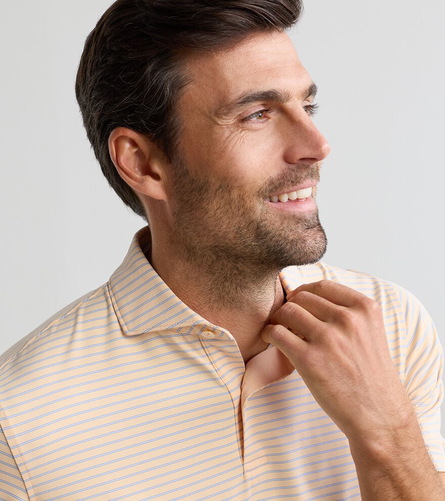 Keynote Polo-MS26XK04E-Lt. Orange Sorbet