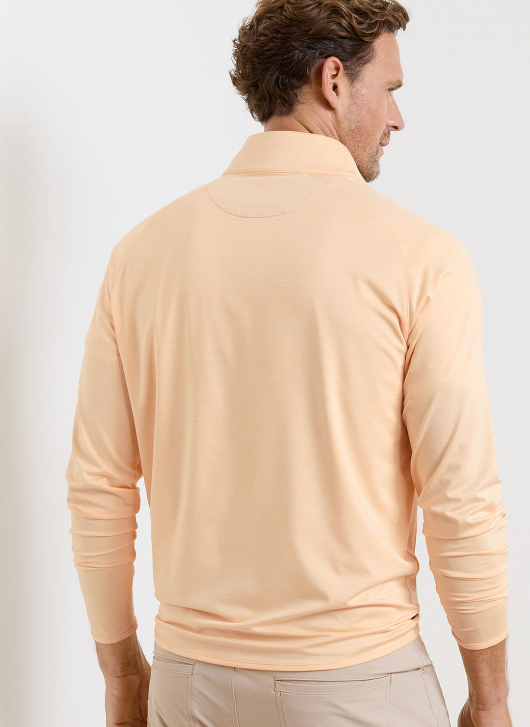 Stealth 1/4 Zip-MS26XK60-Lt. Orange Sorbet