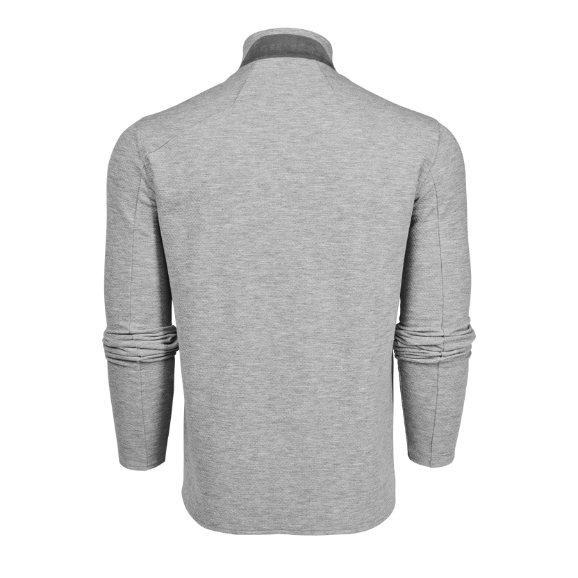 Troy Quarter-Zip - Smoke Heather Grey