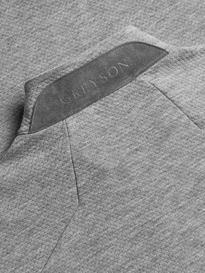 Troy Quarter-Zip - Smoke Heather Grey