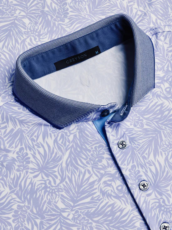 Island Hunt Polo - Jellyfish Grey