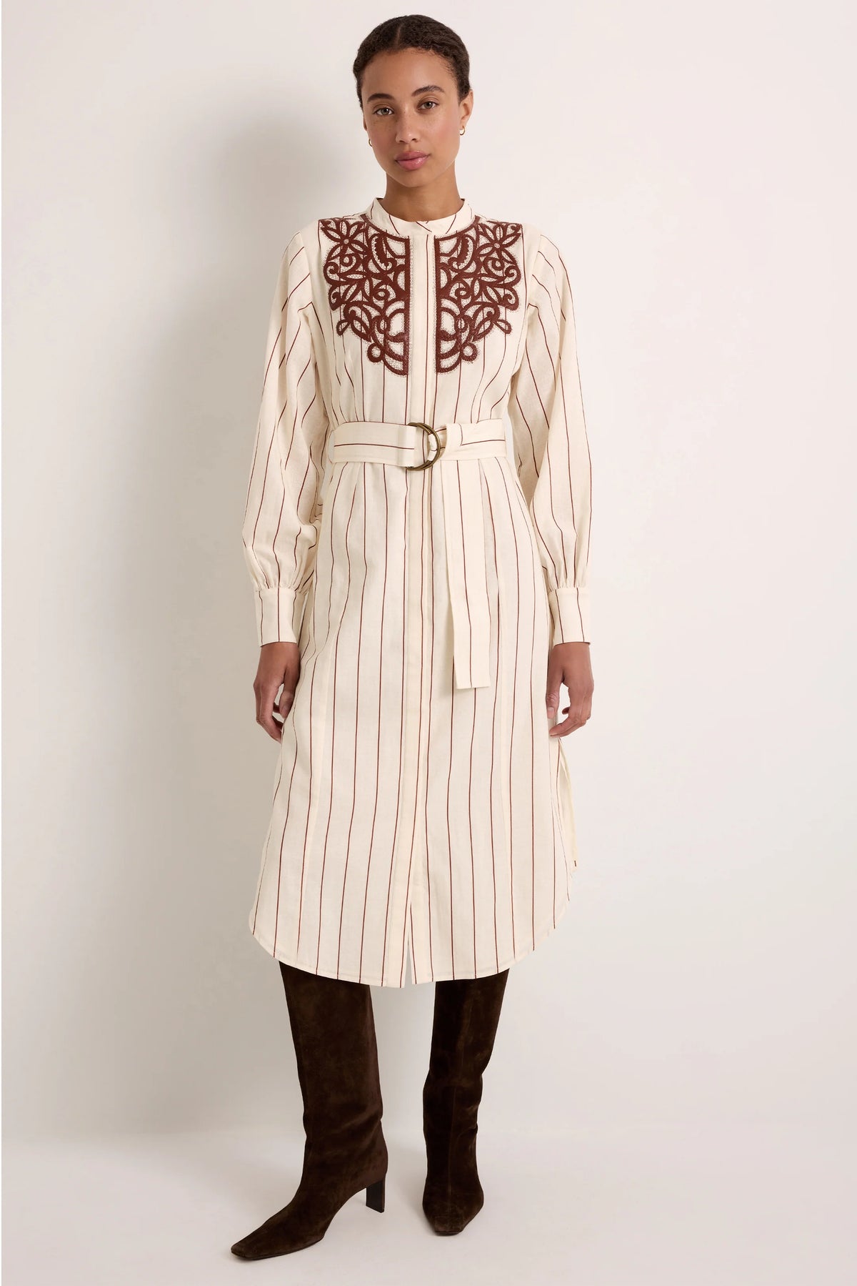 Fletcher Dress - Hennastripe