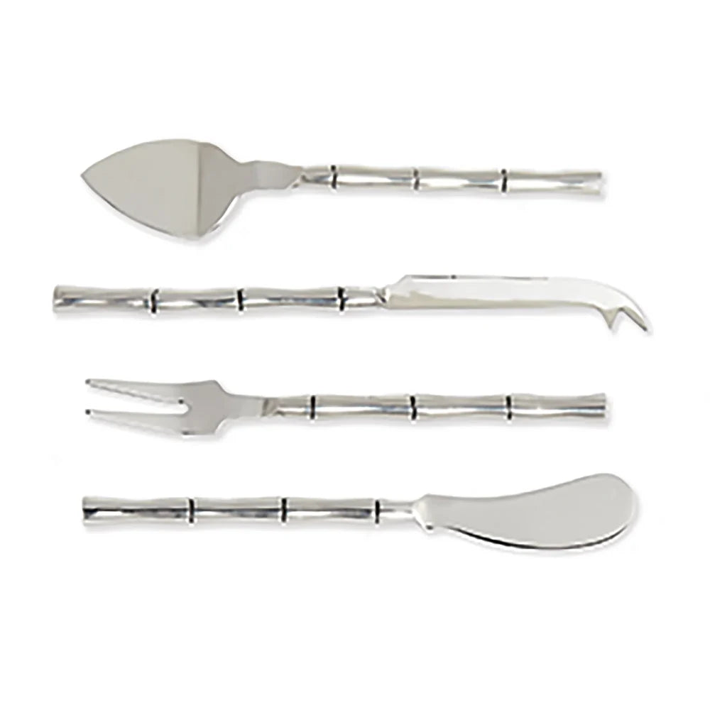 BMH - Stainless Bamboo Charcuterie Set