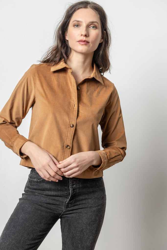 Corduroy Button Down Acorn