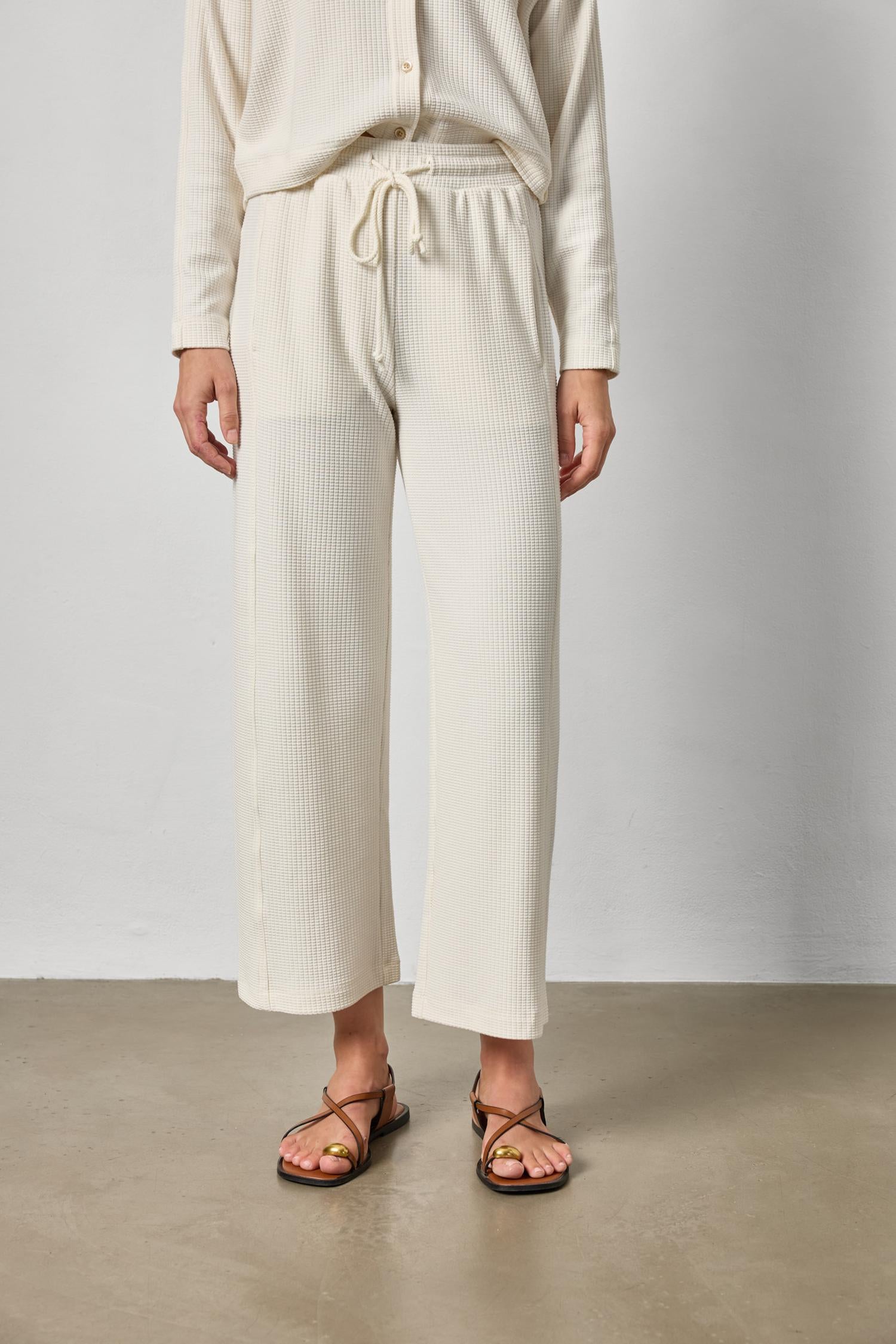 Side Panel Pant - Ecru