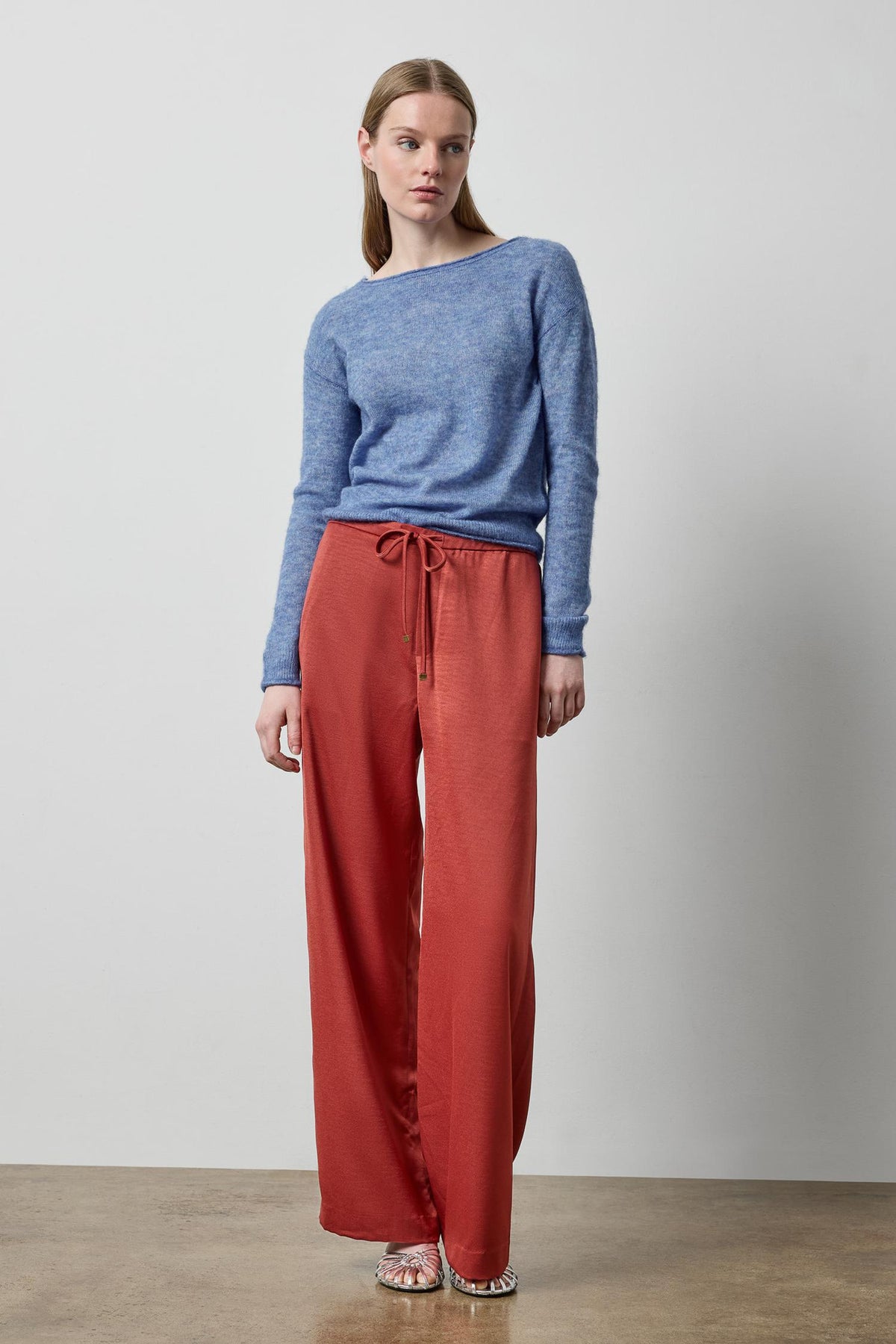Featherweight Bateau Sweater - Lapis