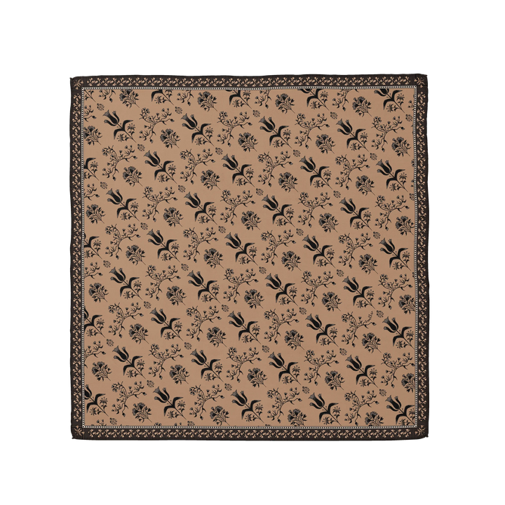 Swells Pepper Block Print Scarf