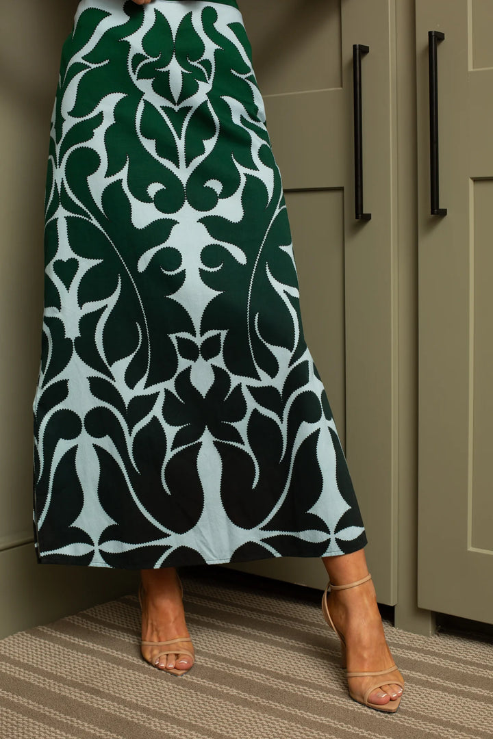 Portia Skirt-Blue Lagoon