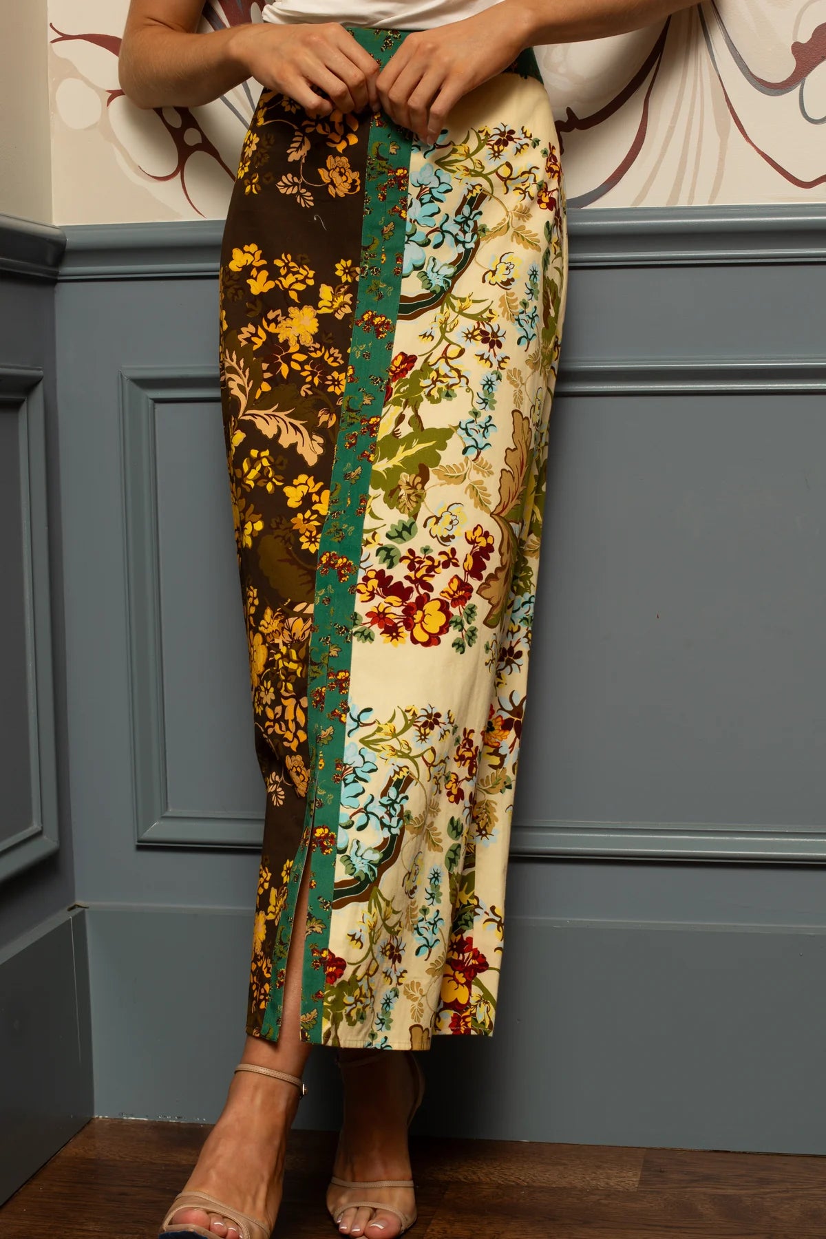 Portia Skirt-Ditsy Mix
