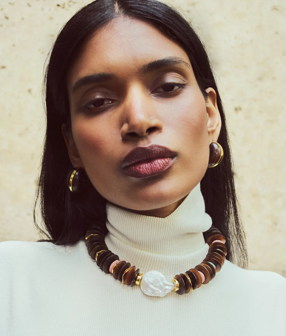 Halo Hoops in Acacia Wood