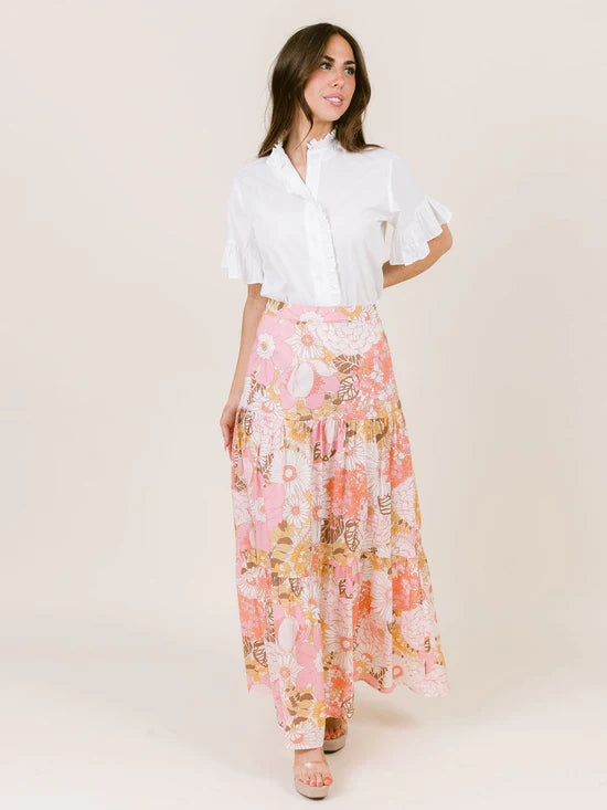 Sunday Skirt In Palm Beach Floral