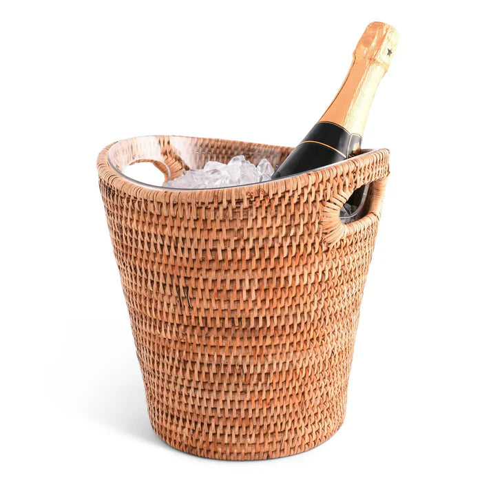 BMH - Wicker Rattan Champagne Bucket
