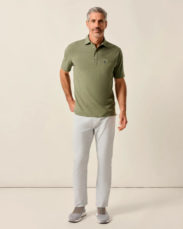 Original 4-Button Polo - Heathered 2.0 - Oxford