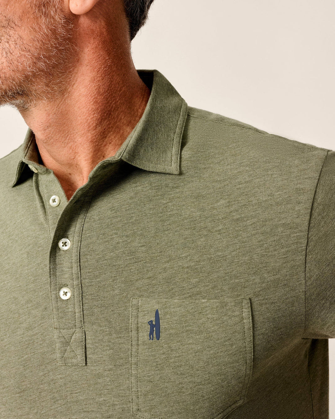 Original 4-Button Polo - Heathered 2.0 - Oxford