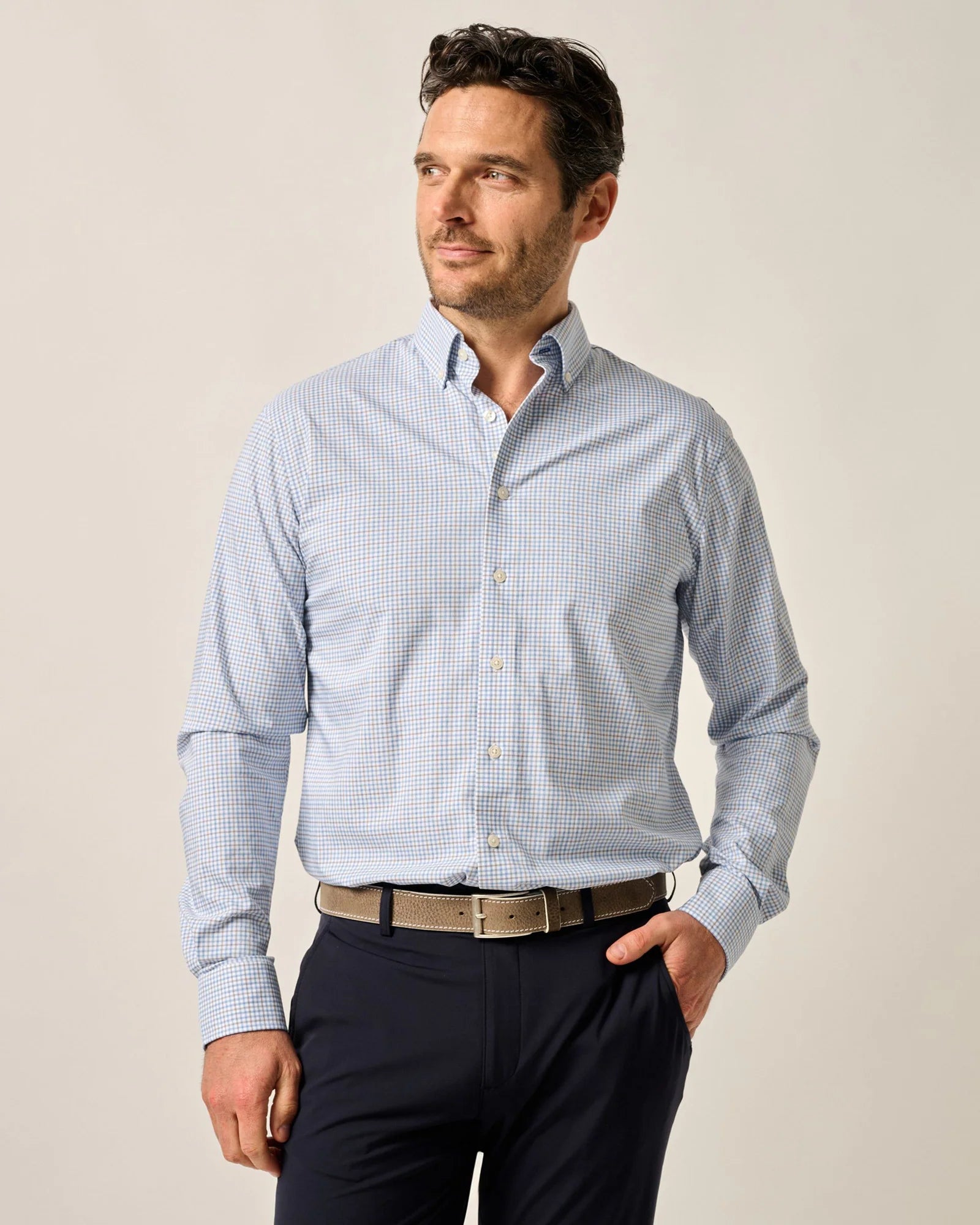 Everyday Performance Button Down-Koby Navy