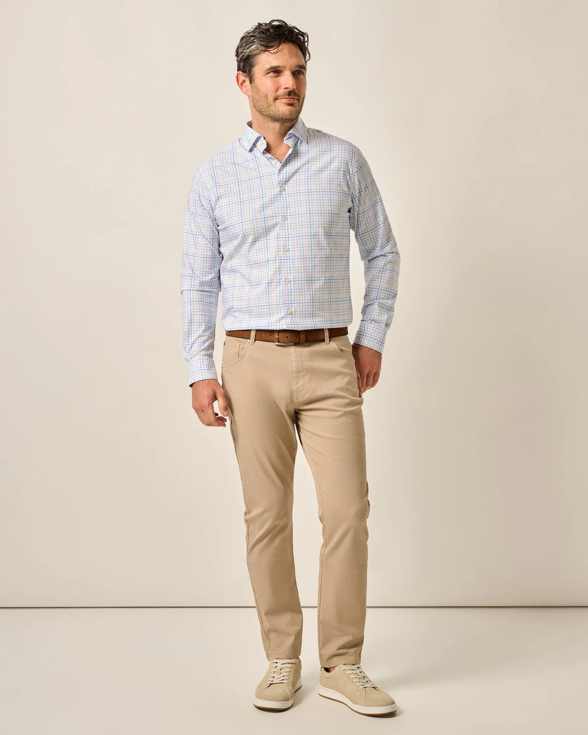 Atlas Lightweight Stretch 5-Pocket Pant-Khaki