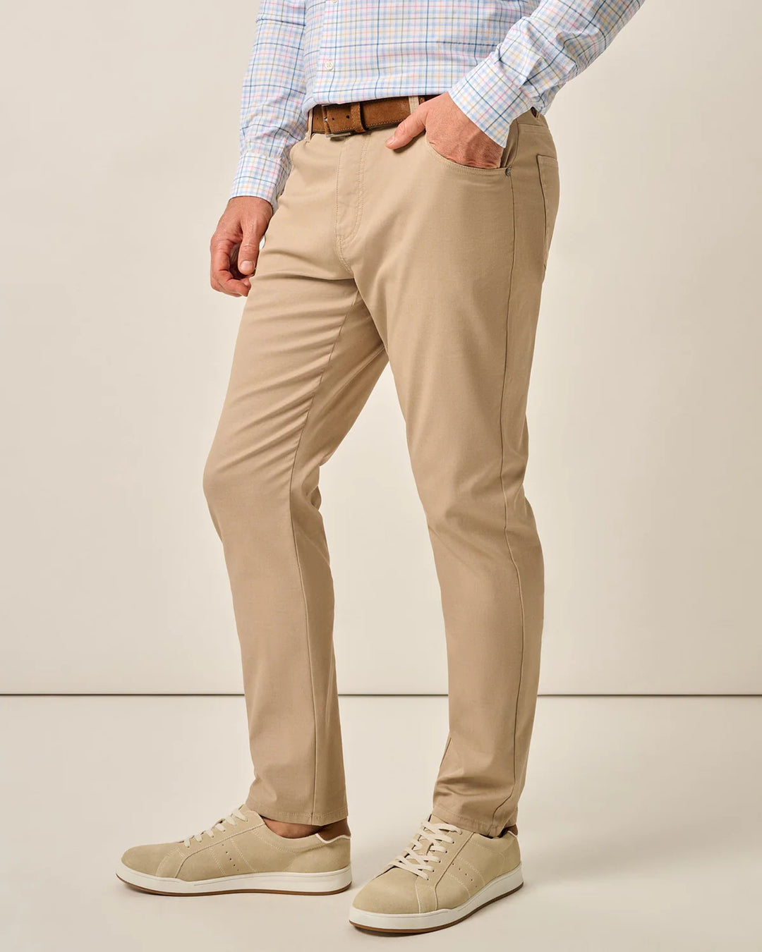 Atlas Lightweight Stretch 5-Pocket Pant-Khaki