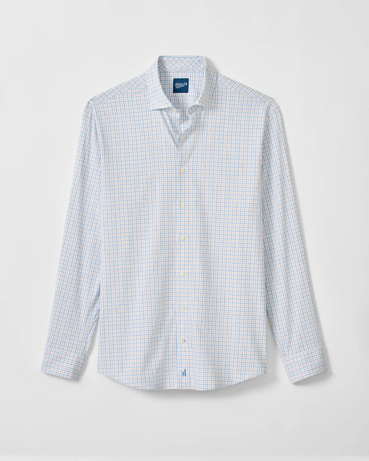 Everyday Perf. Button Down Shirt-Briney-Lapis