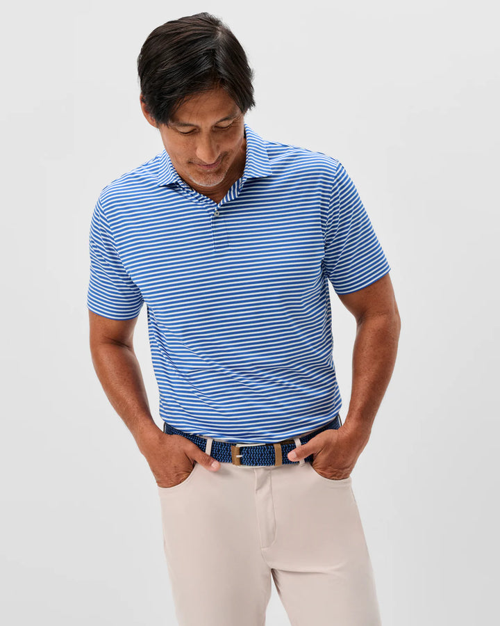 Perf. Jersey Polo - Rez Stripe - Sound Side