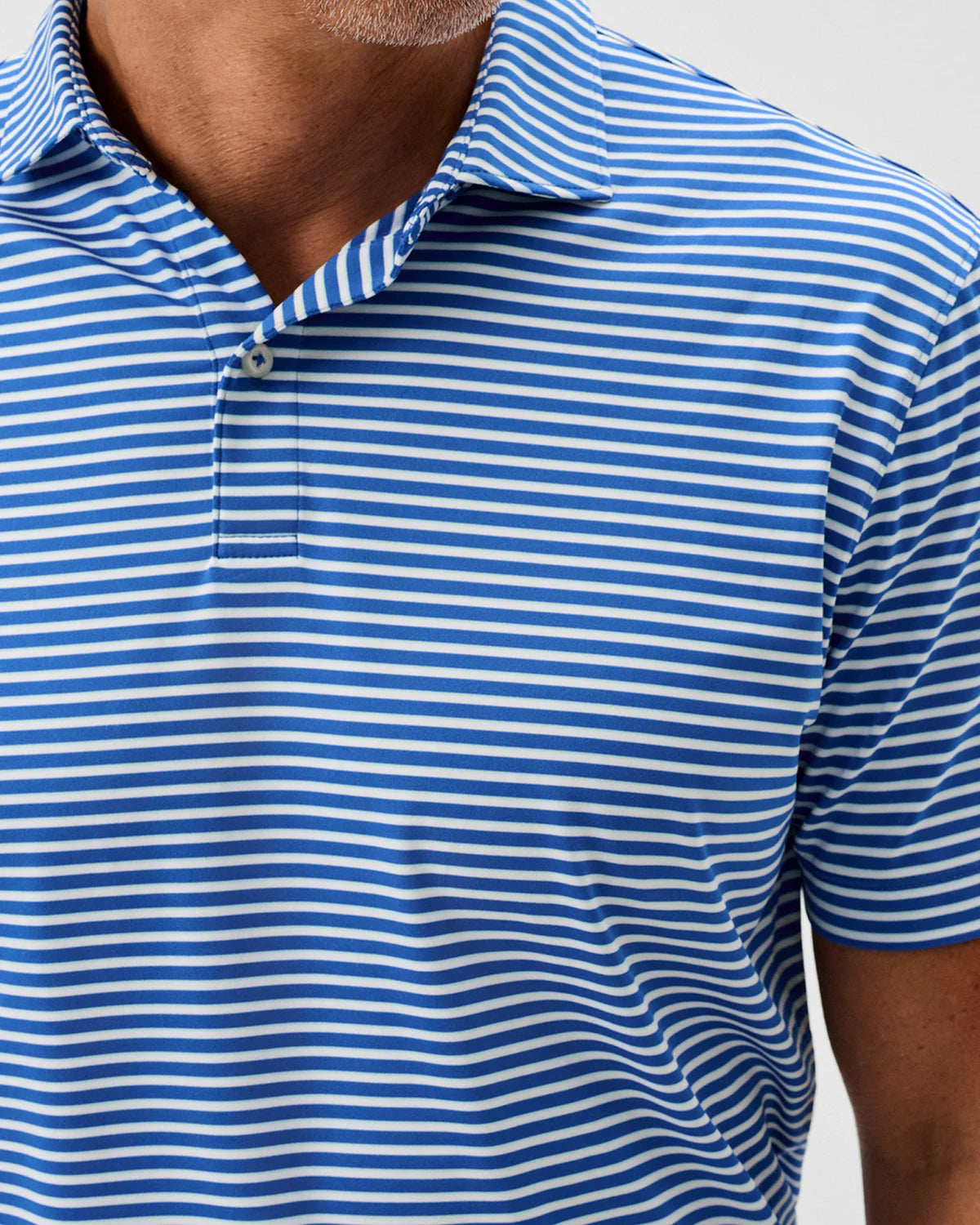 Perf. Jersey Polo - Rez Stripe - Sound Side