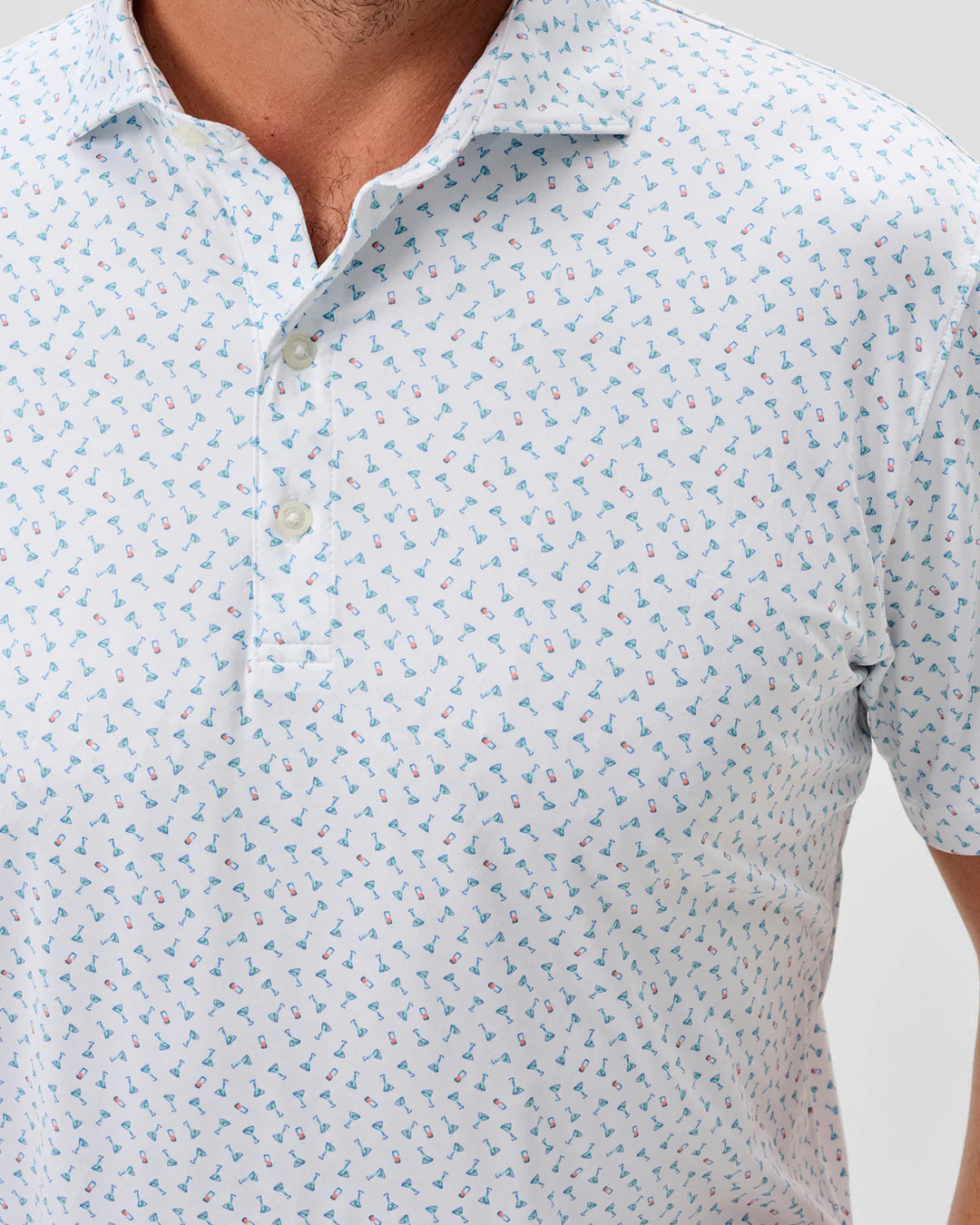 Featherweight Perf. Polo - Tini Dancer- White