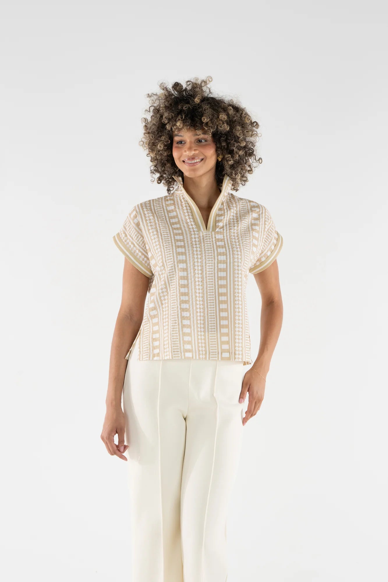 Riviera Top - Piazza Stripe