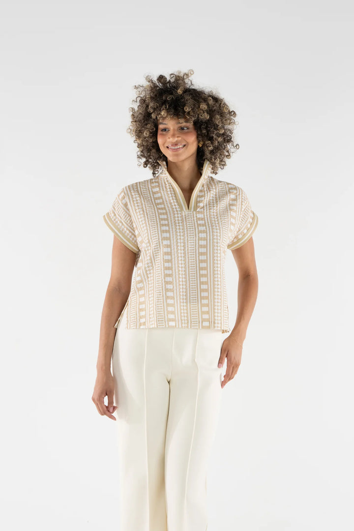 Riviera Top - Piazza Stripe