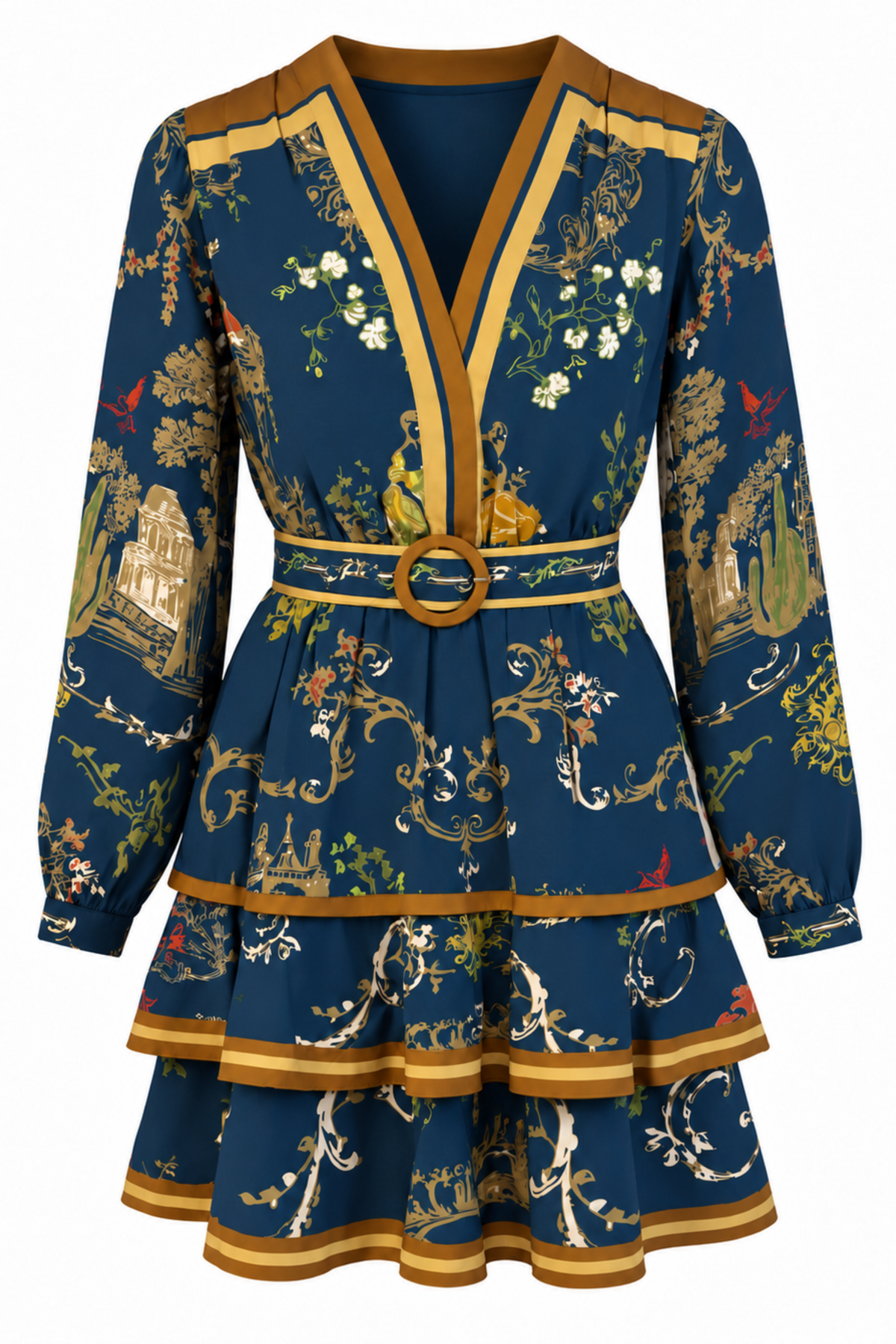 Salem Dress - Chinoserie