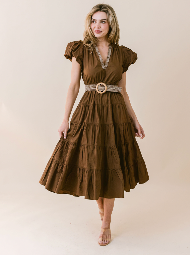 Daphne Dress Mocha