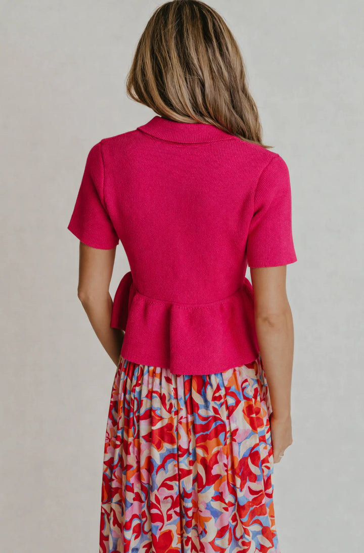 Daisy Top - Lipstick