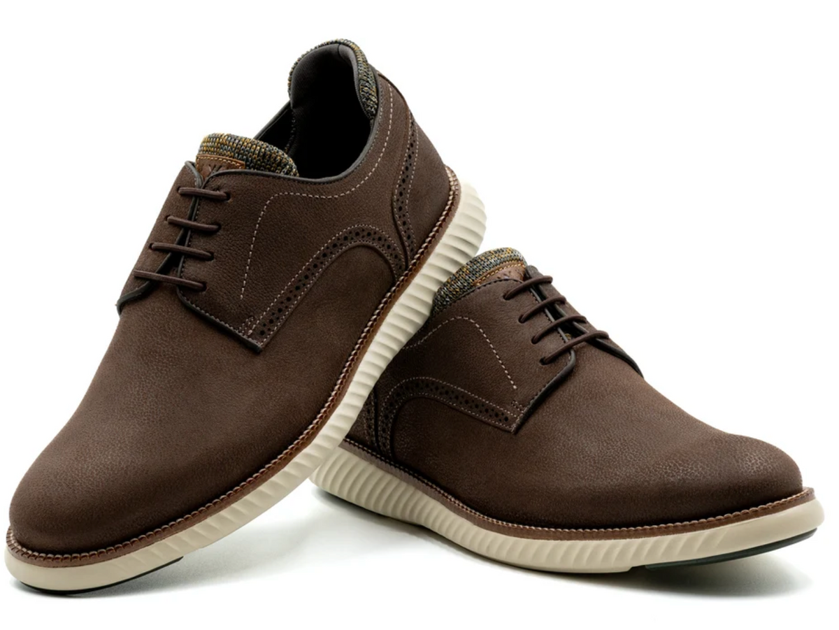 Countryaire Nubuck Plain Toe - Walnut