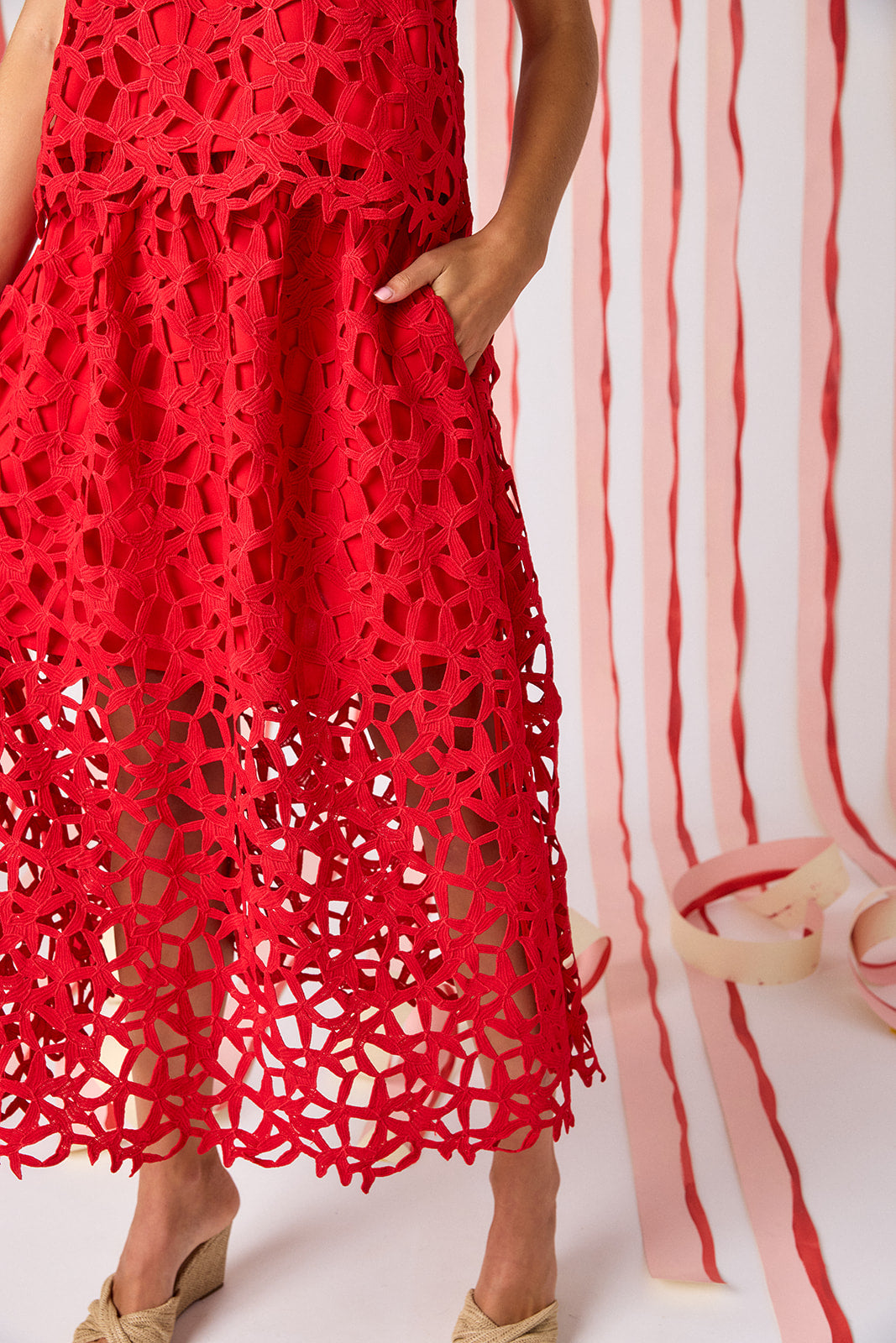 Selene Skirt - Pomegranate Lace