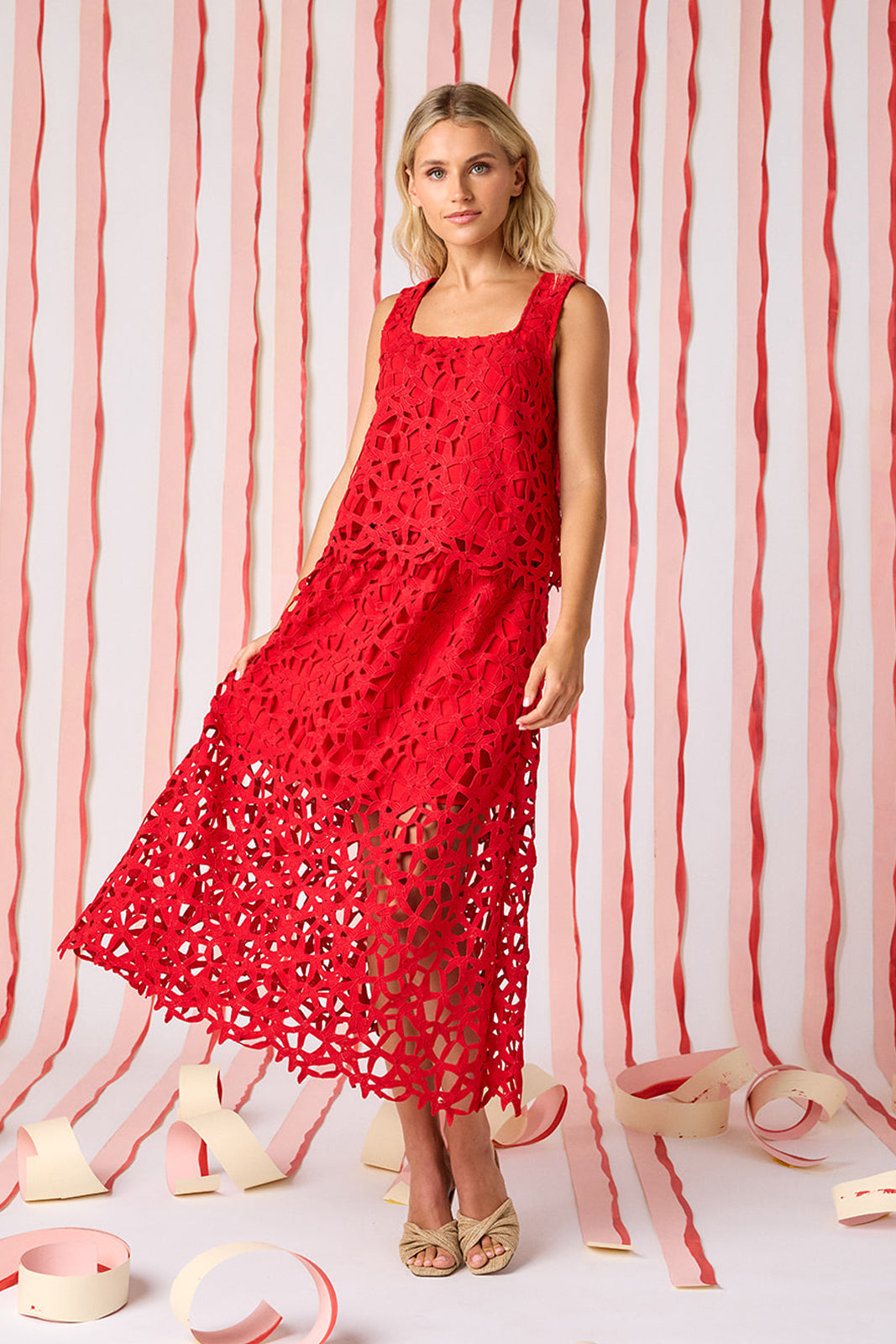 Selene Skirt - Pomegranate Lace