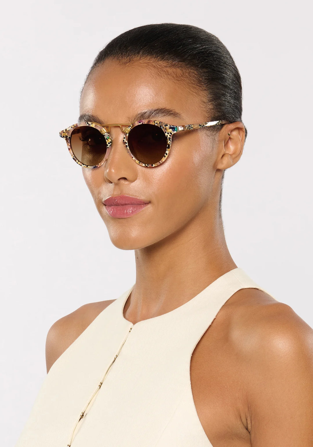 ST. LOUIS | Pink Poppy 18K Polarized Sunglasses