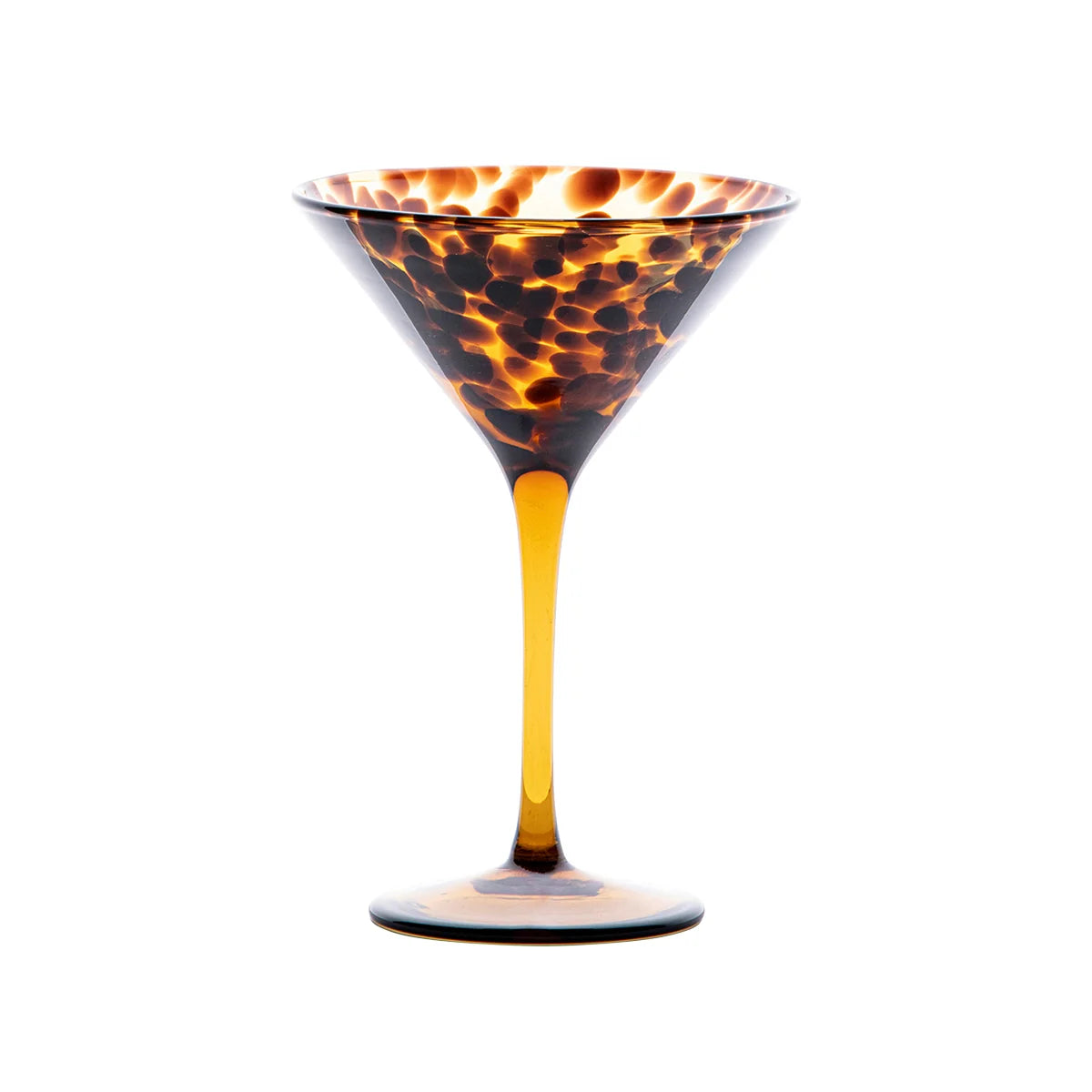 BMH- Juliska Tortoise Shell Martini Glasses (4)